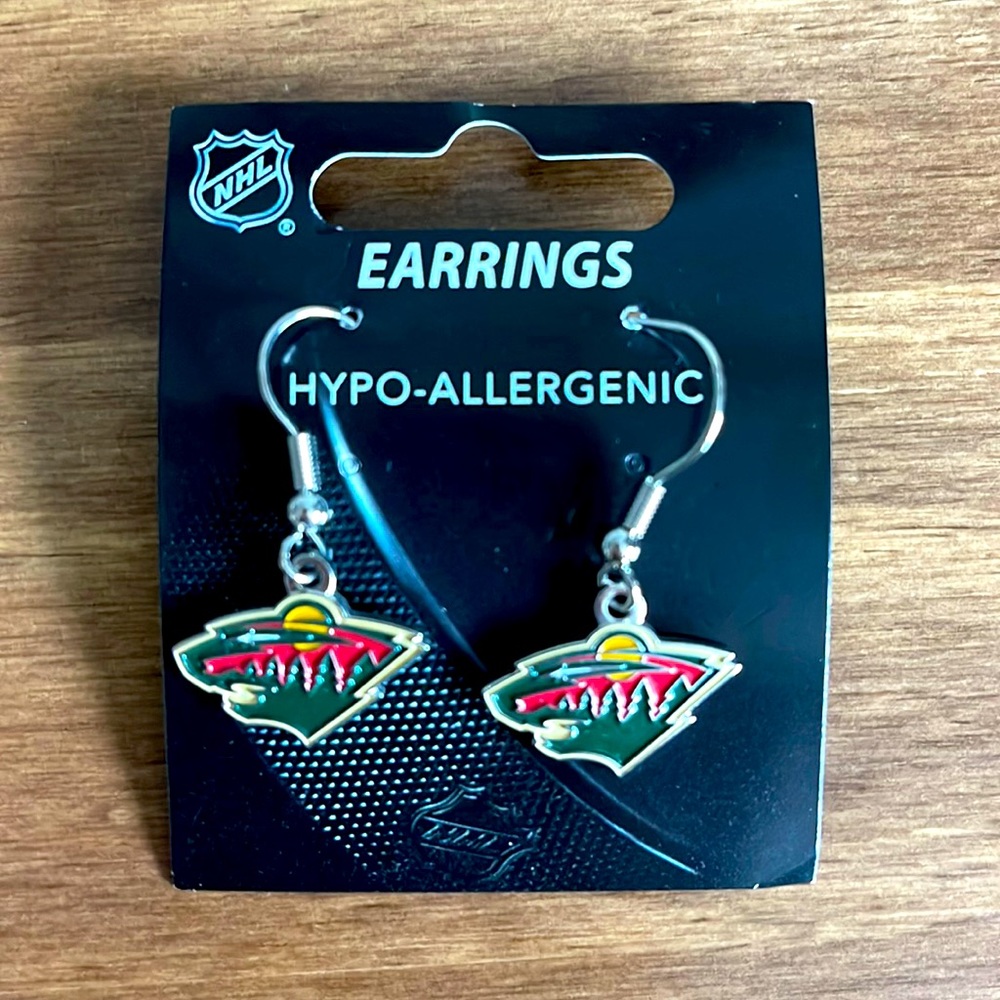 NHL | Minnesota Wild Earring | New with Tags